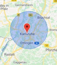 Einzugsgebiet Solarreinigung in Karlsruhe & Umgebung